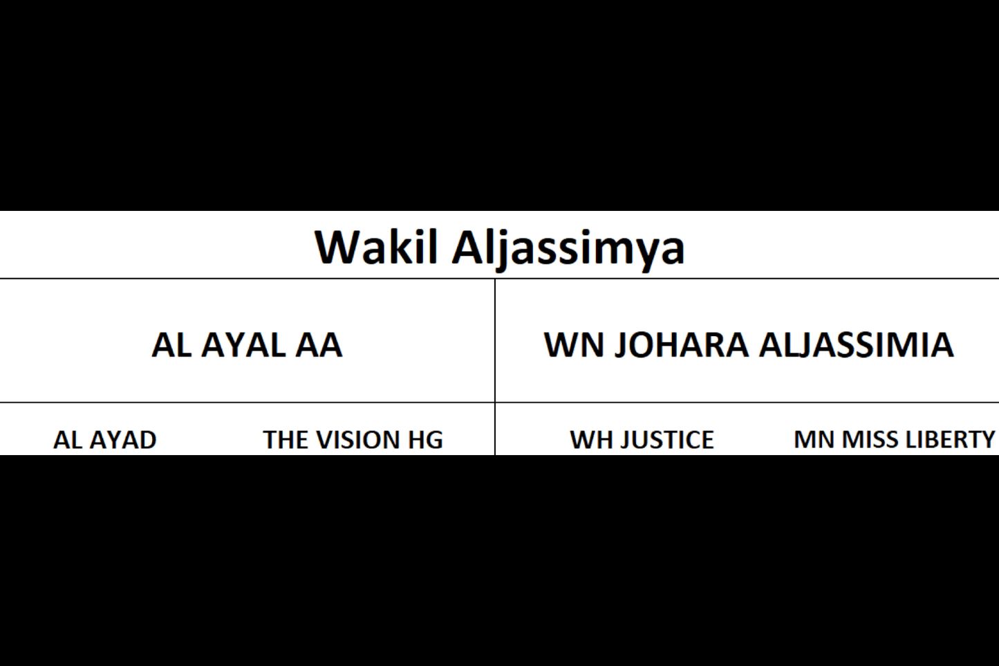 Wakil Aljassimya | 🔛%👤 - EBT Shop